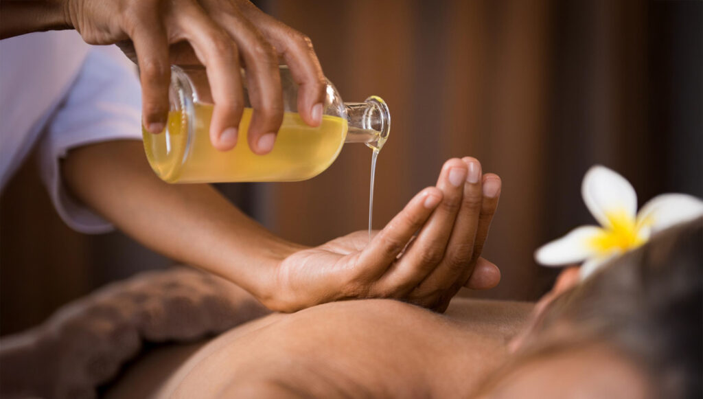 oil massage therapy