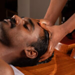 oil head massage therapy