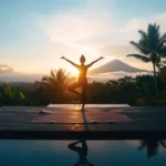 European wellness tourists experiencing holistic healing in India