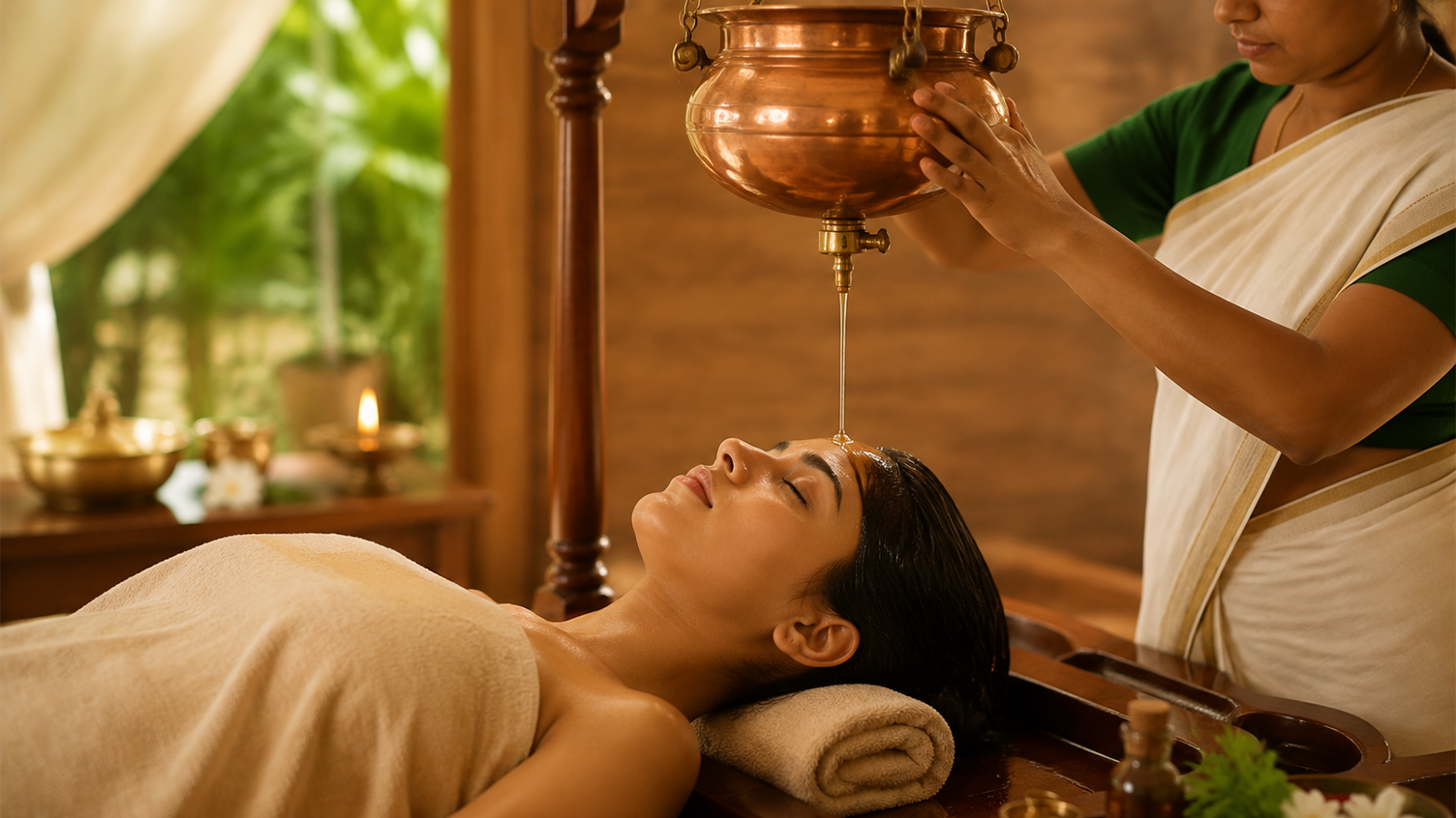 Shirodhara in Ayurveda: Understanding the Traditional Ayurvedic Oil Therapy