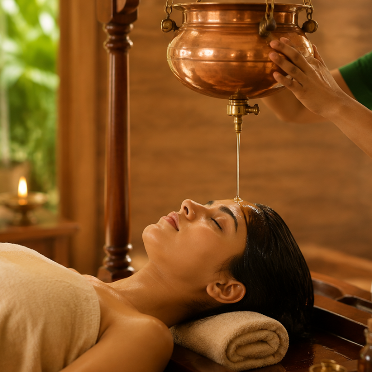 Shirodhara in Ayurveda: Understanding the Traditional Ayurvedic Oil Therapy